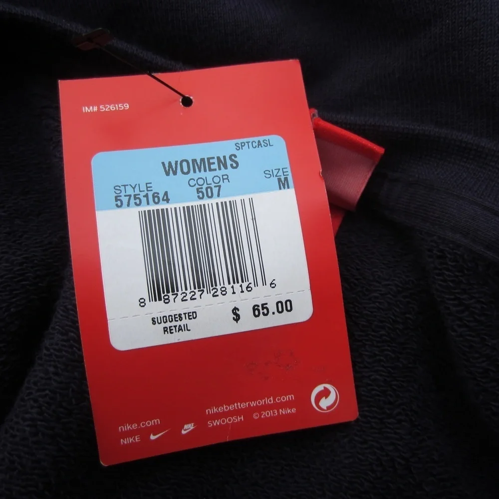 Nike Sweatshirt Womens M Deep Purple Fleece Sportswear Run With the Original‎